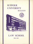 Suffolk University Law School course catalog, 1969-1970