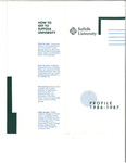 Suffolk University Profile, 1986-1987 by Suffolk University