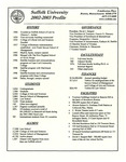 Suffolk University Profile, 2002-2003 by Suffolk University