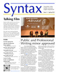 Syntax, Newsletter of of the Suffolk University English Department, Issue 11, Spring 2023 by English Department