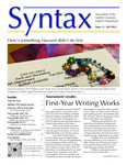 Syntax, Newsletter of the Suffolk University English Department, Issue 12, 2023