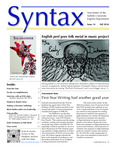 Syntax, Newsletter of the Suffolk University English Department, Issue 14, Fall 2024