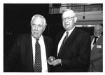 Frederick Wilkins and Jason Robards at the Eugene O'Neill Conference awards ceremony at Suffolk University