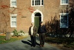 Fred Wilkins and Mirek Szjener at Bowdoin College
